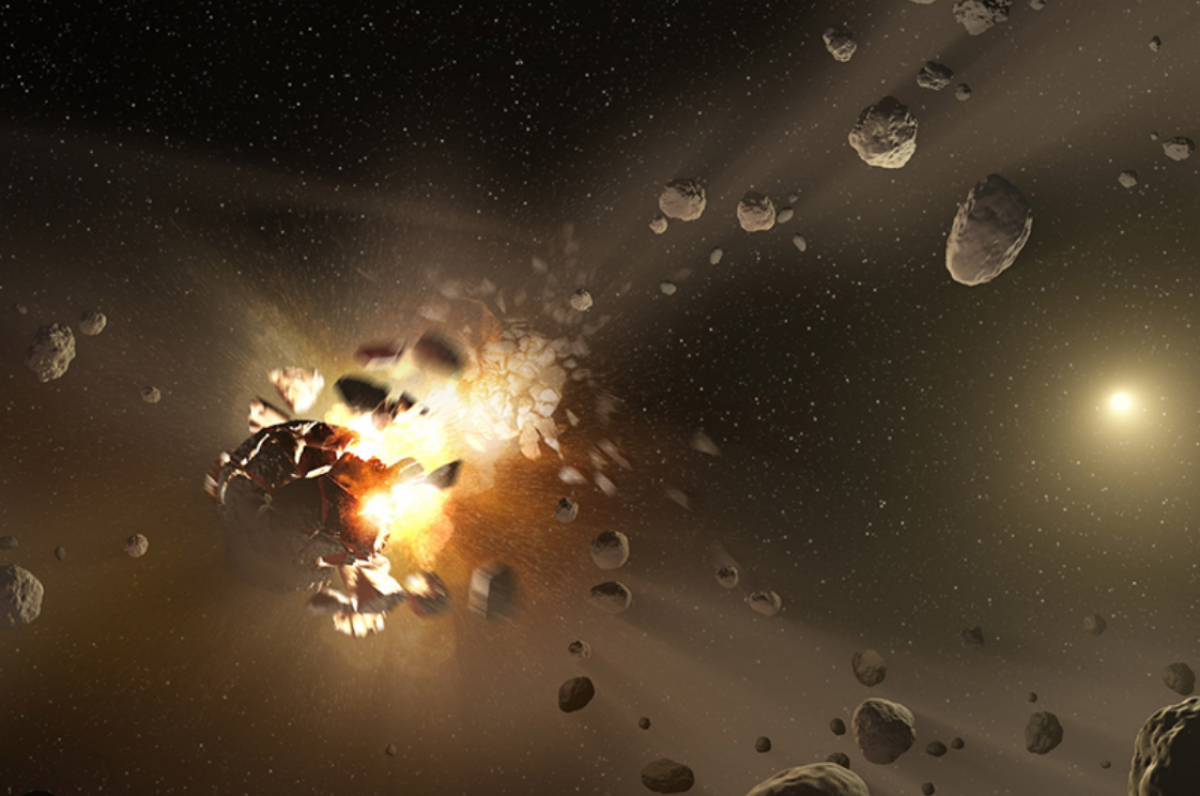 Descoperire de neconceput într-un fir de praf de pe un asteroid: