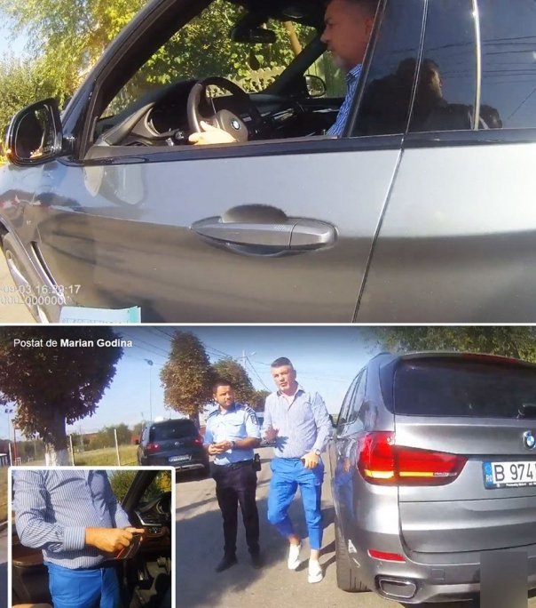 Dialog halucinant intre acest sofer de BMW si un politist de la Rutiera! Ce a scos barbatul din masina l-a uimit pe Marian Godina