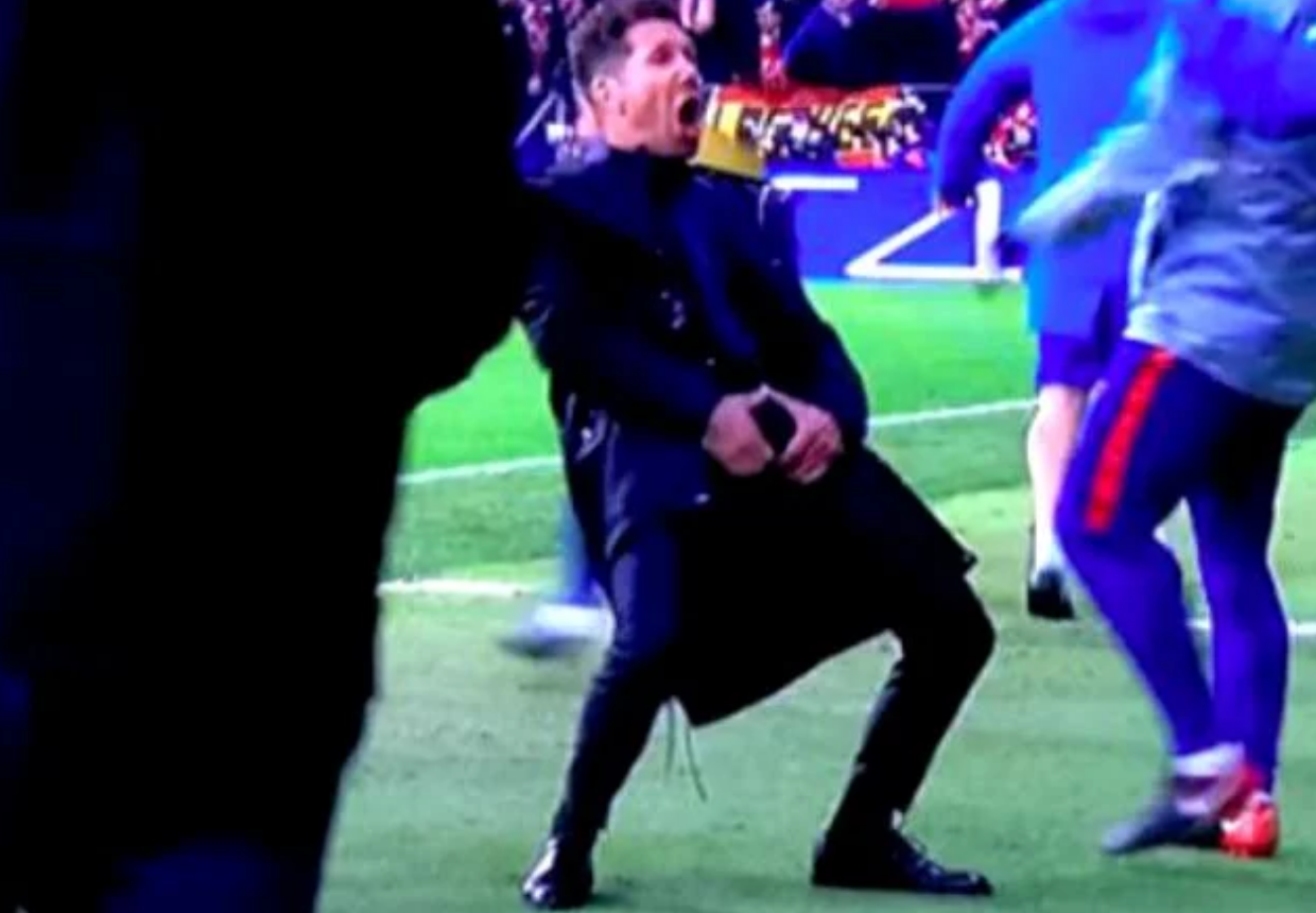 Diego Simeone, gest obscen la meciul Atletico Madrid – Juventus Torino 2-0. Cum s-a apărat antrenorul