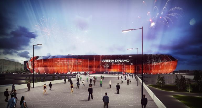 Dinamo își construiește o bijuterie de stadion / FOTO