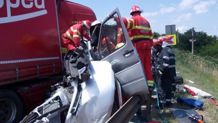 DN7. Accident mortal, trafic blocat total între Râmnicu Vâlcea și Sibiu