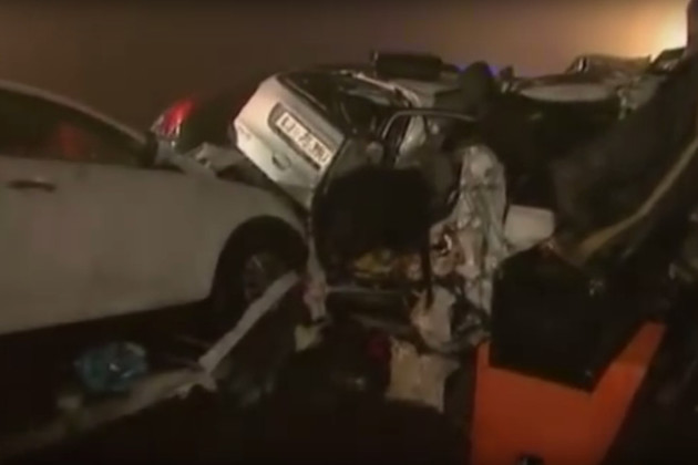 Doi români puşi sub acuzare pentru cel mai mare accident în lanţ din istoria Sloveniei
