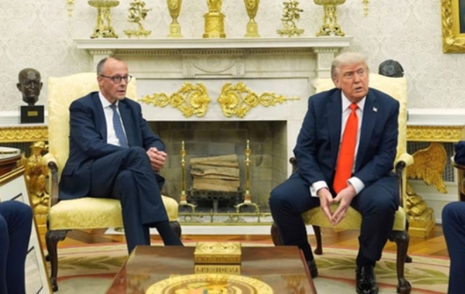 Donald Trump îl asimilează pe Friedrich Merz naziştilor vorbind despre Debarcarea în Normandia: