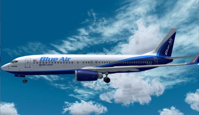 Două avioane Blue Air, întoarse la sol