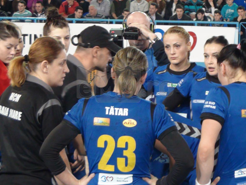 Eșec suferit de HCM Baia Mare, în ultima etapă a grupelor principale ale Ligii Campionilor