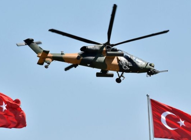 Elicopter militar prăbuşit în Turcia