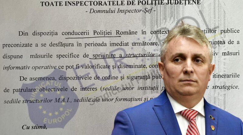 Europol acuză: Poliția Română este folosită ca organ de represiune în funcție de influențele politice