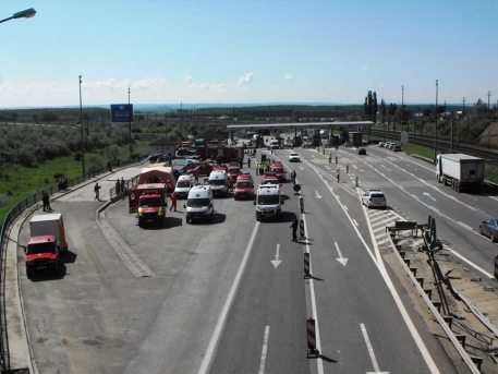 Exercitiu pentru situatii de urgenta pe autostrada A2
