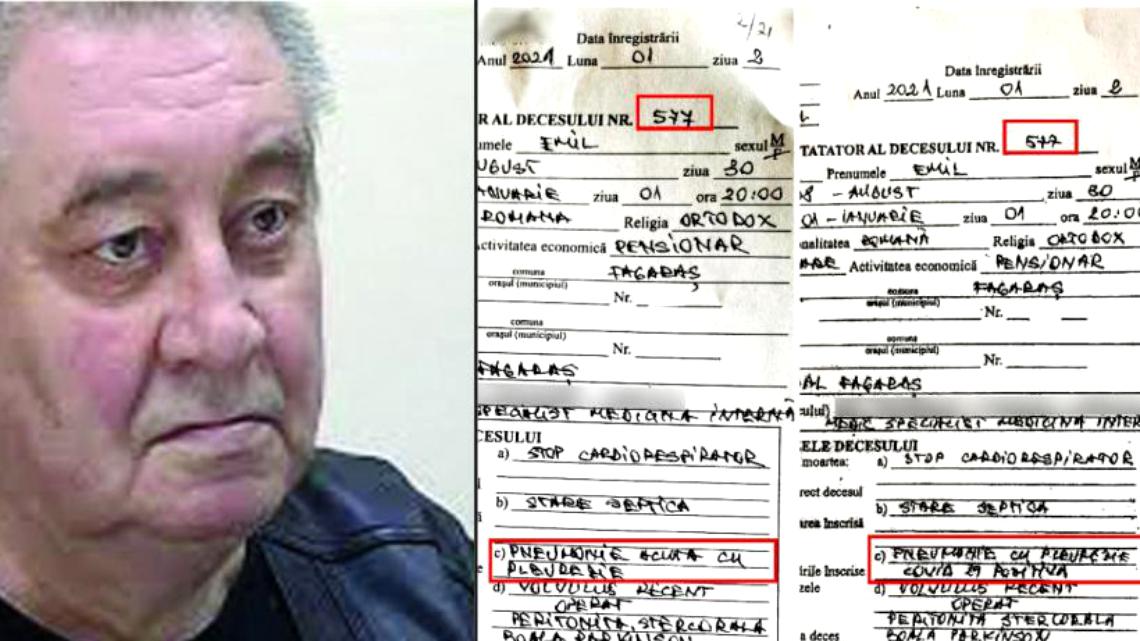 Familia unui bărbat acuză cadrele medicale de malpraxis după ce au primit două certificate de deces unul cu COVID și altul fără