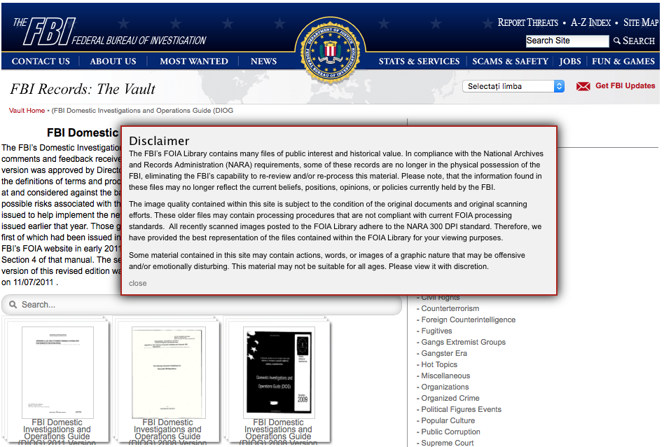 FBI îi poate spiona pe jurnalişti fără mandat judecătoresc