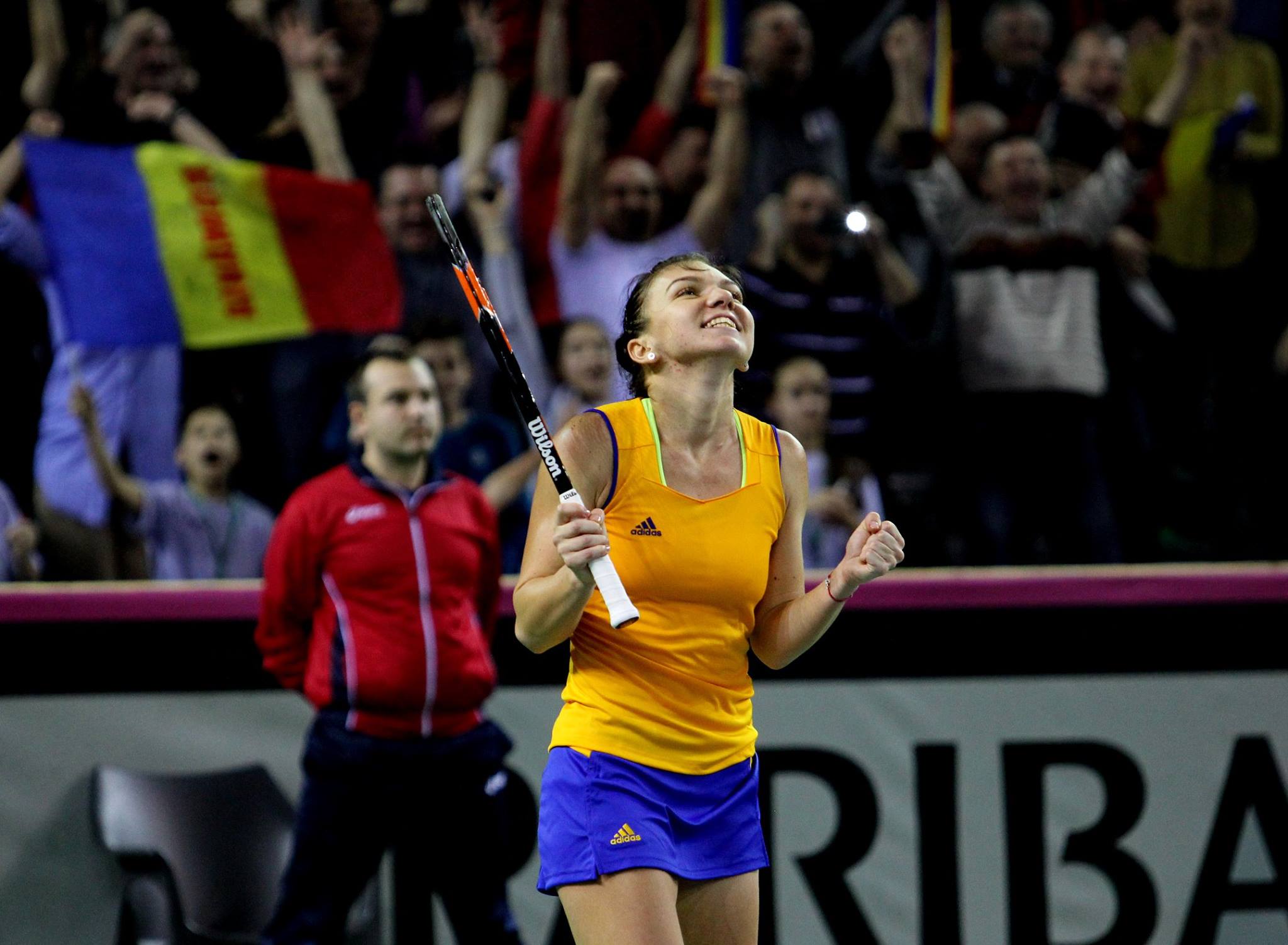 Fed Cup, România - Germania. Simona Halep a învins-o pe Andrea Petkovic și a restabilit egalitatea
