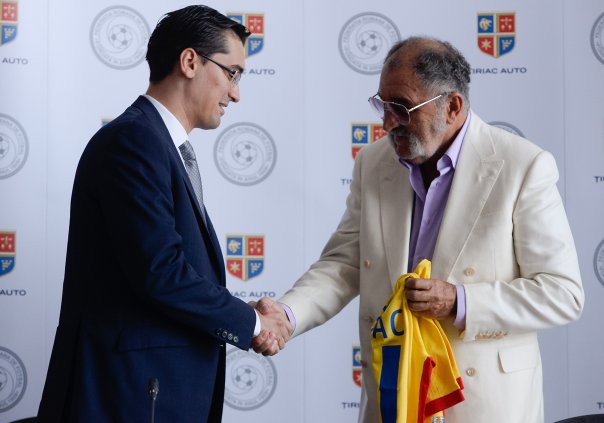 Federația Română de Fotbal a semnat un contract de parteneriat cu Țiriac Auto