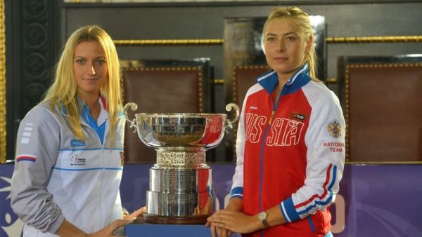 Finala Fed Cup 2015 Cehia vs Rusia. Egalitate după prima zi. Meciul Kvitova vs Șarapova este esențial