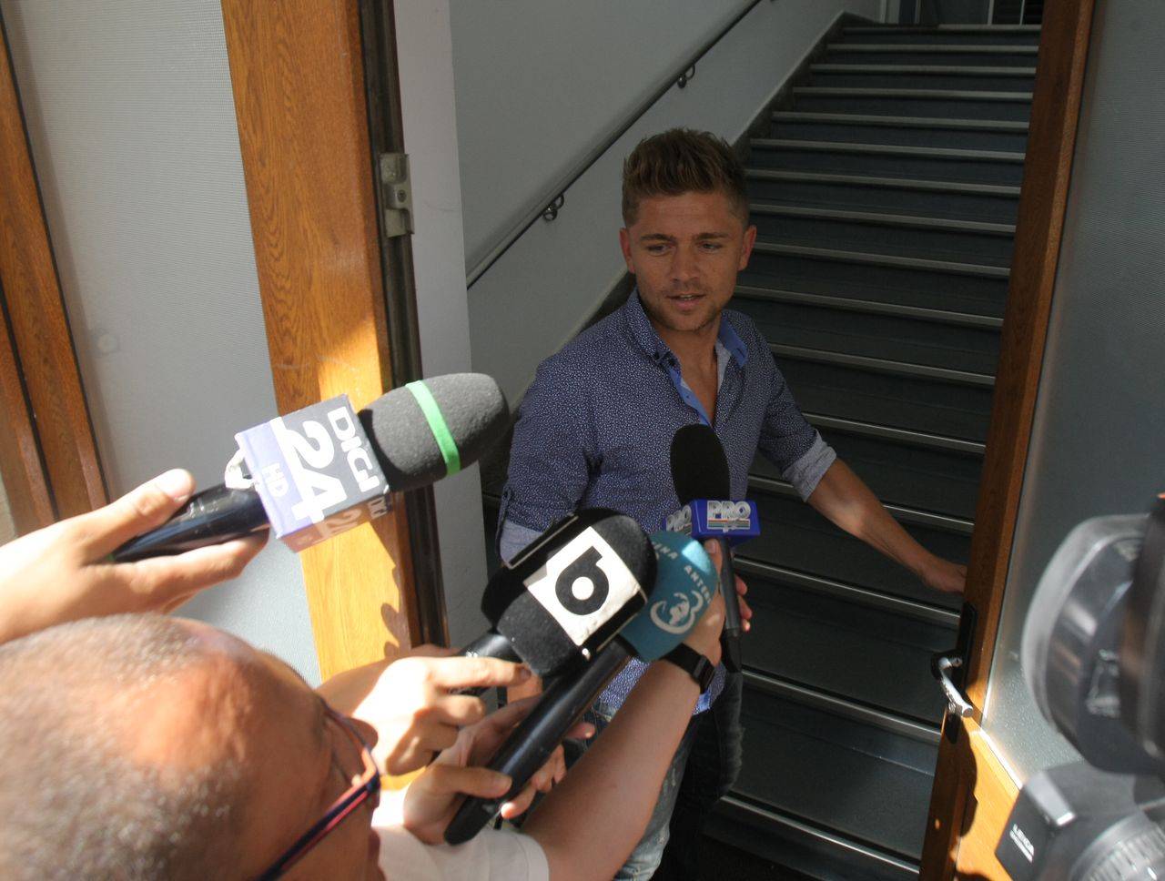 Fotbalistul Costin Gheorghe, de la Gaz Metan Mediaş, audiat ca martor la DNA