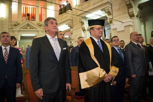 George Maior a primit titlul de Doctor Honoris Causa al Academiei Militare