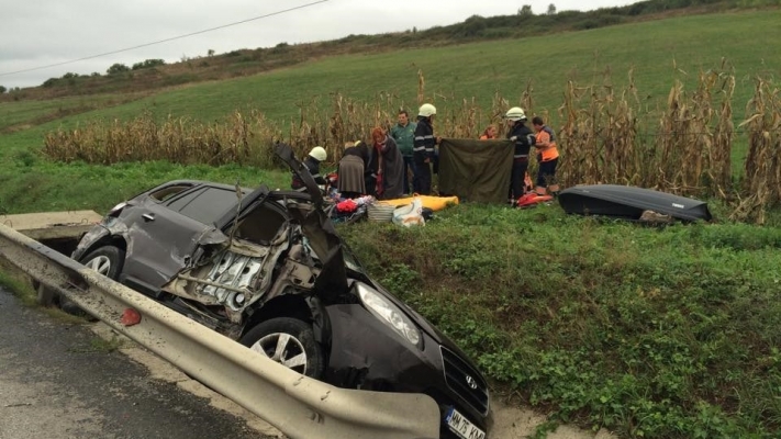 Grav accident rutier în Cluj. Un copil a murit pe loc