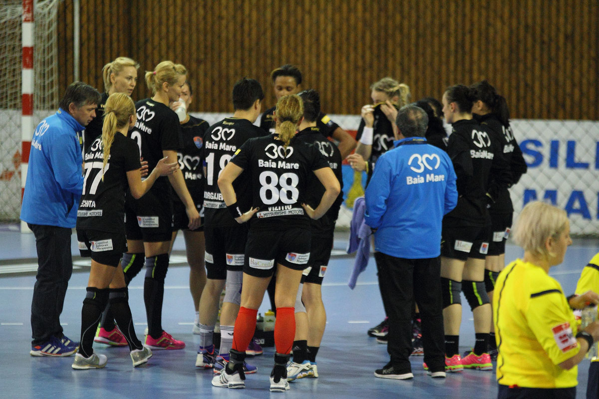 Handbal feminin. Dramatic! HCM Baia Mare a pierdut la diferență de un gol, la campioana Rusiei