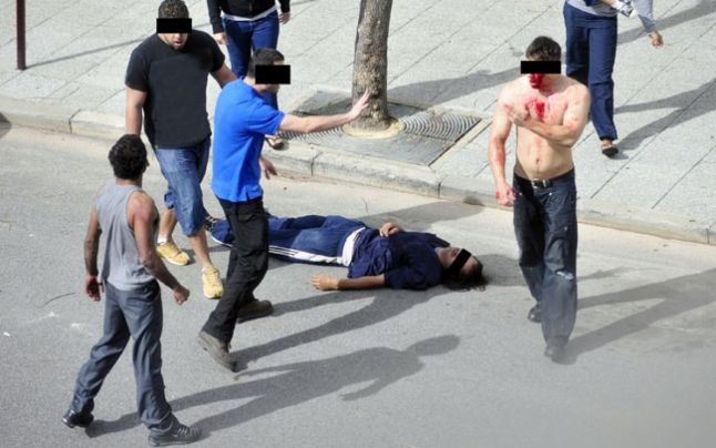 In centrul Devei: interlopii au bătut doi italieni şi o tânără