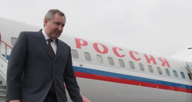 In ciuda interdictiilor UE, vicepremierul rus a traversat spatiul aerian romanesc