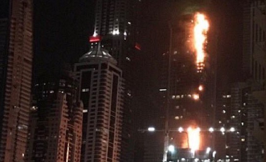 Incendiu la zgârie-norul Torch Tower din Dubai