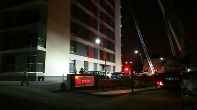 Incendiu într-un bloc din Capitală: 40 de persoane au fost evacuate