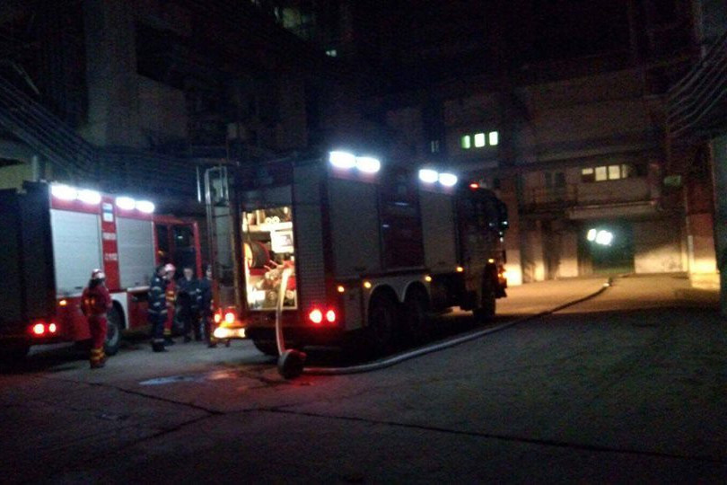 Incendiu puternic la Termocentrala de la Turceni
