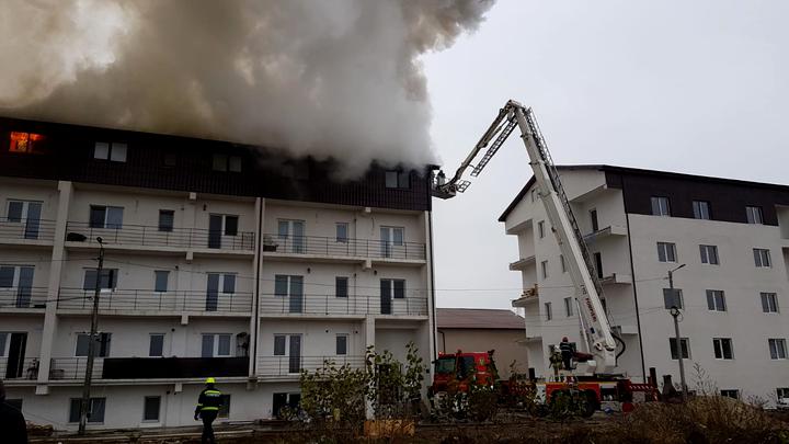 Incendiu puternic în Chiajna! 20 de autospeciale trimise la fața locului
