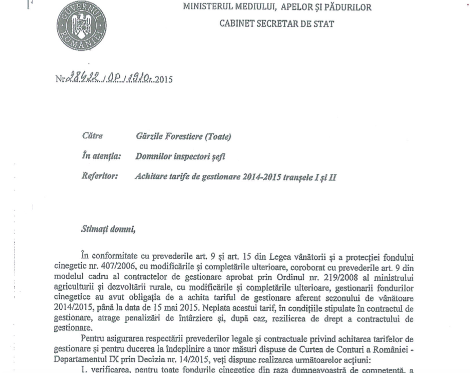 Incredibil: Multe fonduri de vânătoare riscă să rămână de izbeliște pentru că primăriile refuză să emită facturi