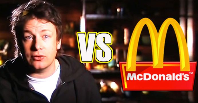 Jamie Oliver a catigat procesul cu McDonalds demonstrand ca mancarea lor nu e comestibila