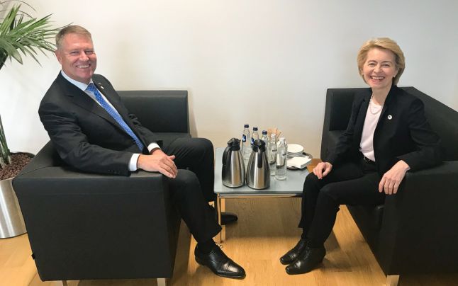 Klaus Iohannis, convorbire telefonică cu Ursula von der Leyen. Ce au discutat preşedintele cu şefa Comisiei Europene