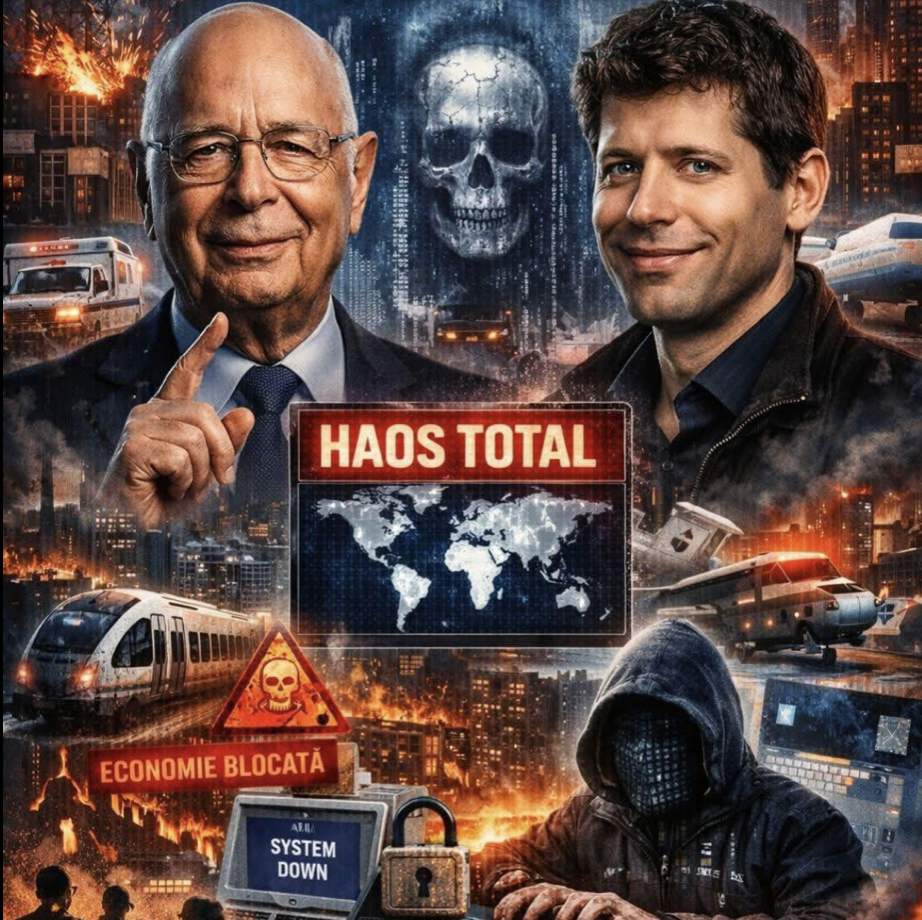 Klaus Schwab și Sam Altman, profeții care ne anunță „pandemia cibernetică” – marea resetare prin haos total