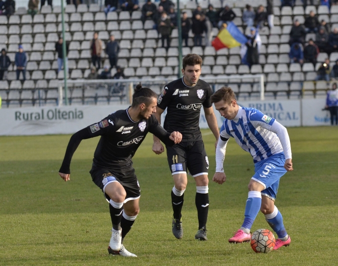 Liga 1. CSU Craiova - ACS Poli Timișoara 1-1, etapa a 20-a. Oltenii s-au îndepărtat de play-off