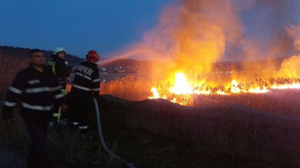 Locomotiva trenului Interregio Baia Mare - Bucureşti, cuprinsă de flăcări: Aproximativ 100 de pasageri, evacuaţi