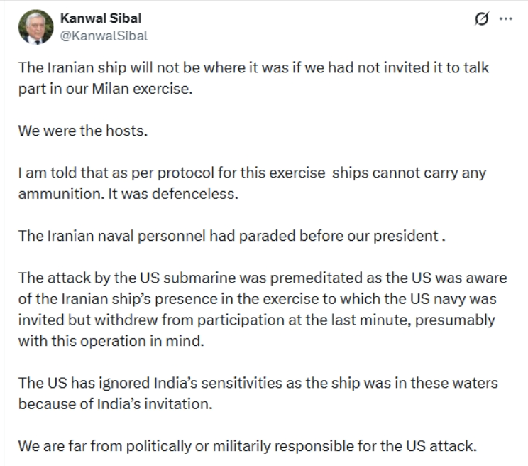 Marea realizare a americanilor cu scufundarea navei iraniene se dovedește a fi de o ticăloșie care i-a facut pe indieni sa se revolte

