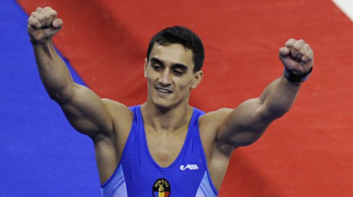 Marian Drăgulescu, medaliat cu argint la sol la Europenele de Gimnastica de la Berna