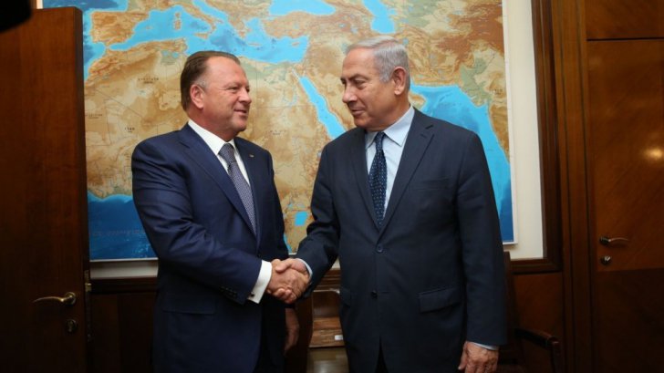 Marius Vizer s-a întâlnit cu Benjamin Netanyahu. Președintele FIJ a felicitat organizarea Campioantelor Europene de Judo din Israel