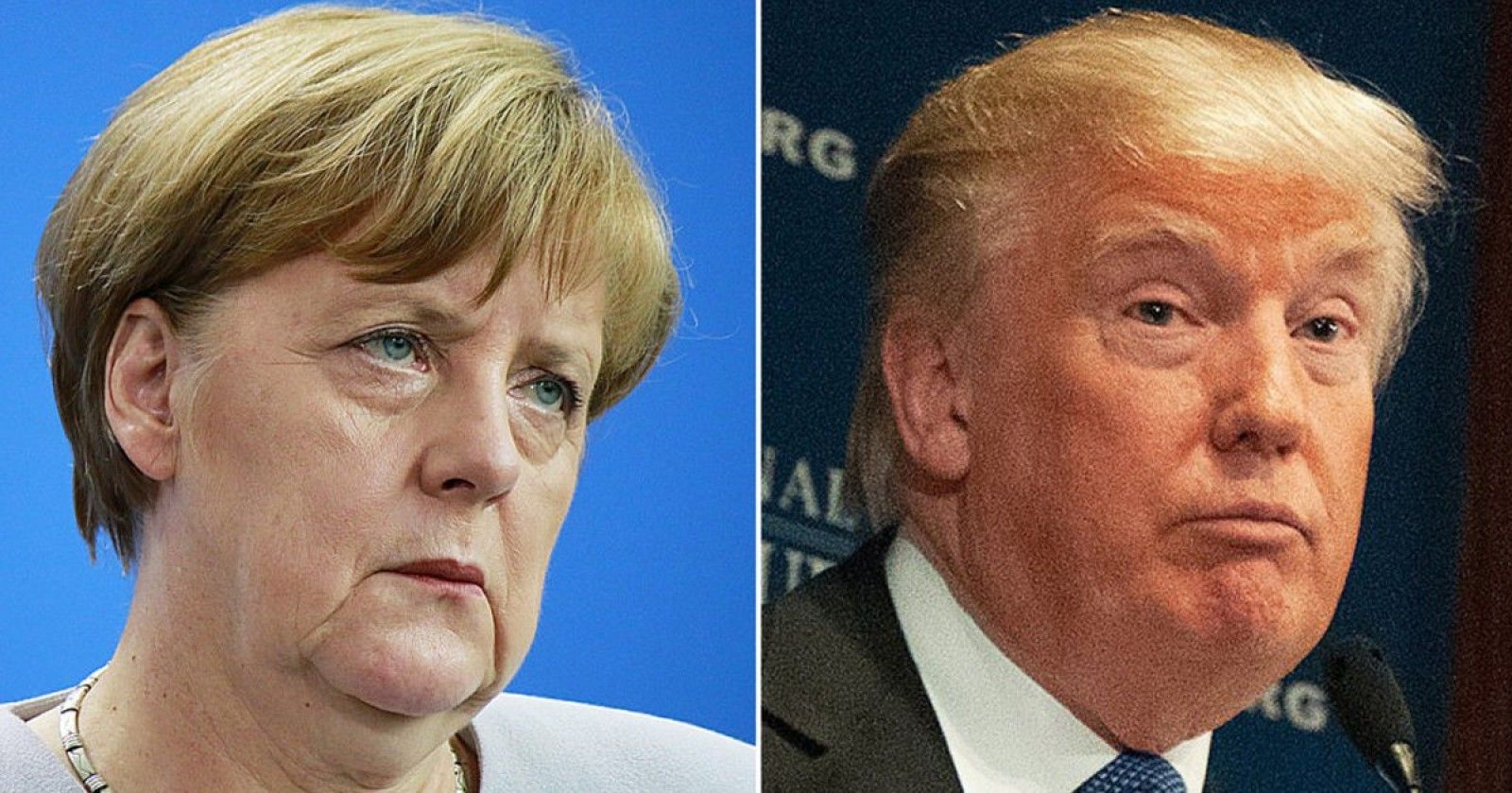 Merkel și Trump, intalnire 