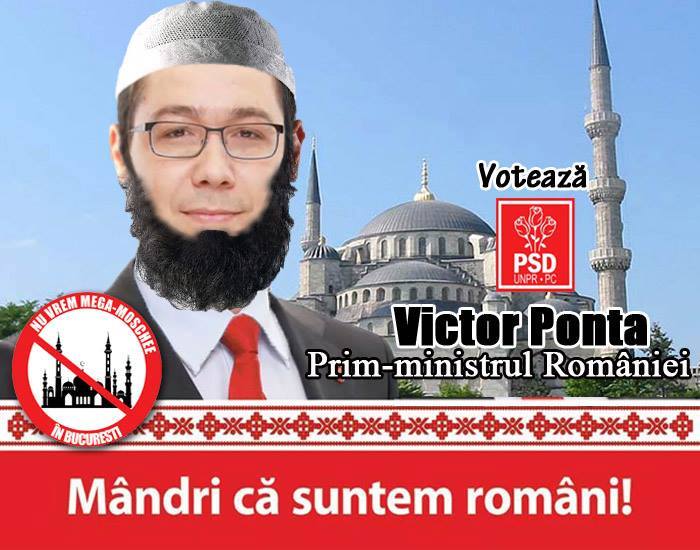 Miting de amploare împotriva construirii unei moschei în Bucureşti
