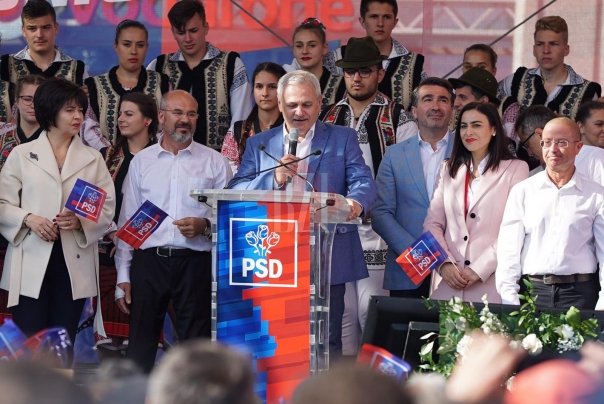 Miting PSD: Zeci de mii de oameni prezenti in Piata Unirii! Declaratie Liviu Dragnea: