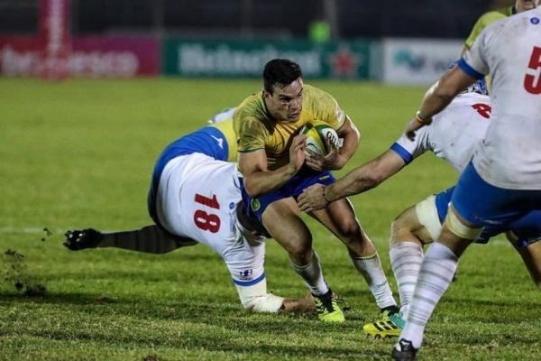Naţionala de rugby a României a învins Brazilia într-un meci test, scor 22-21