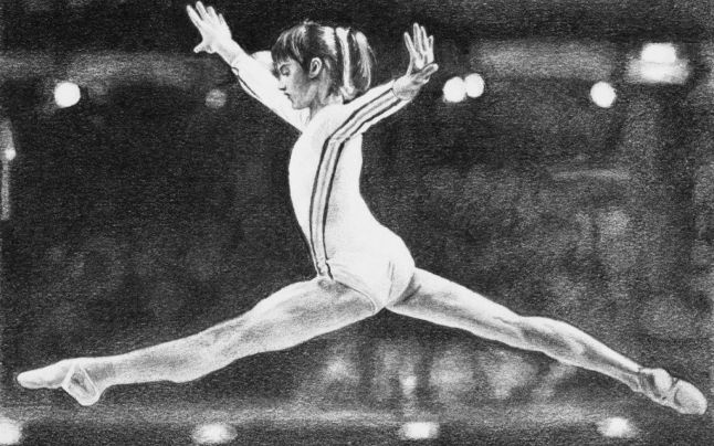 Nadia Comăneci.