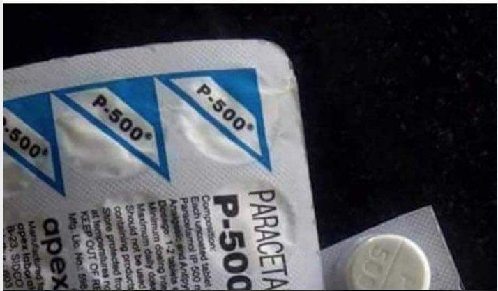 Paracetamulul P-500, zis si