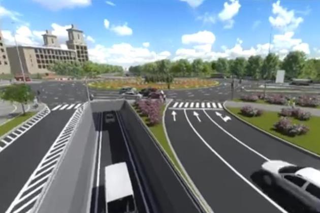 Pasajul Piaţa Presei a fost INAUGURAT: Cum arată pasajul pe care vor circula 2.000 de vehicule pe oră - FOTO