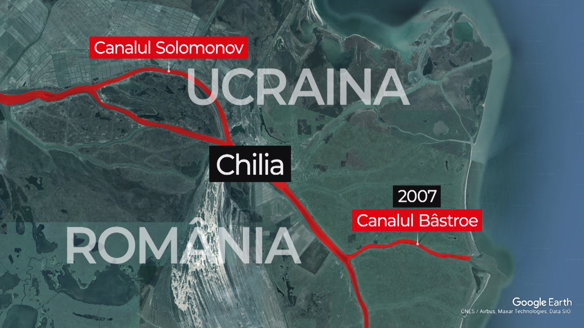 Pe navigabilul Sulina nivelul apei a scăzut peste 70 de cm după lucrarile de adancire de pe Canalul Bâstroe. Ecosistemul din România este distrus de ucraineni!

