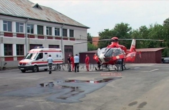 Pilot cu malarie, dus la spital cu elicopterul SMURD