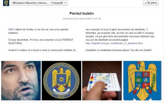 Politia îl ajută pe Smiley, care și-a pierdut buletinul