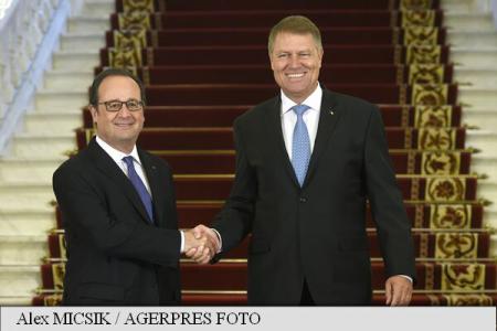 Preşedintele Hollande - „Aici, în România, am impresia că mă aflu acasă