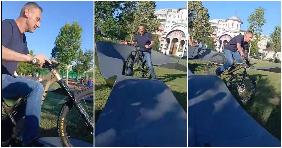 Primarul de Slatina s-a accidentat cu bicicleta. Mario De Mezzo fost transferat la un spital din Capitală unde va fi operat