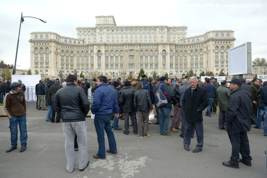 Protest la Parlament. Pădurarii solicită dotarea cu armament de serviciu