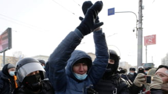Proteste mari in Rusia fata de arestarea lui Navalnii. Politia a facut zeci de arestari
